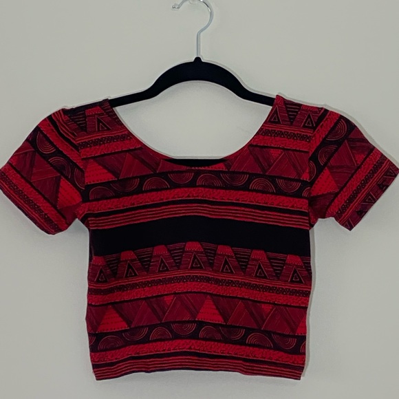 American Apparel Tops - American Apparel Classic Tribal Crop Top